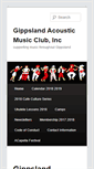 Mobile Screenshot of musicclub.org.au